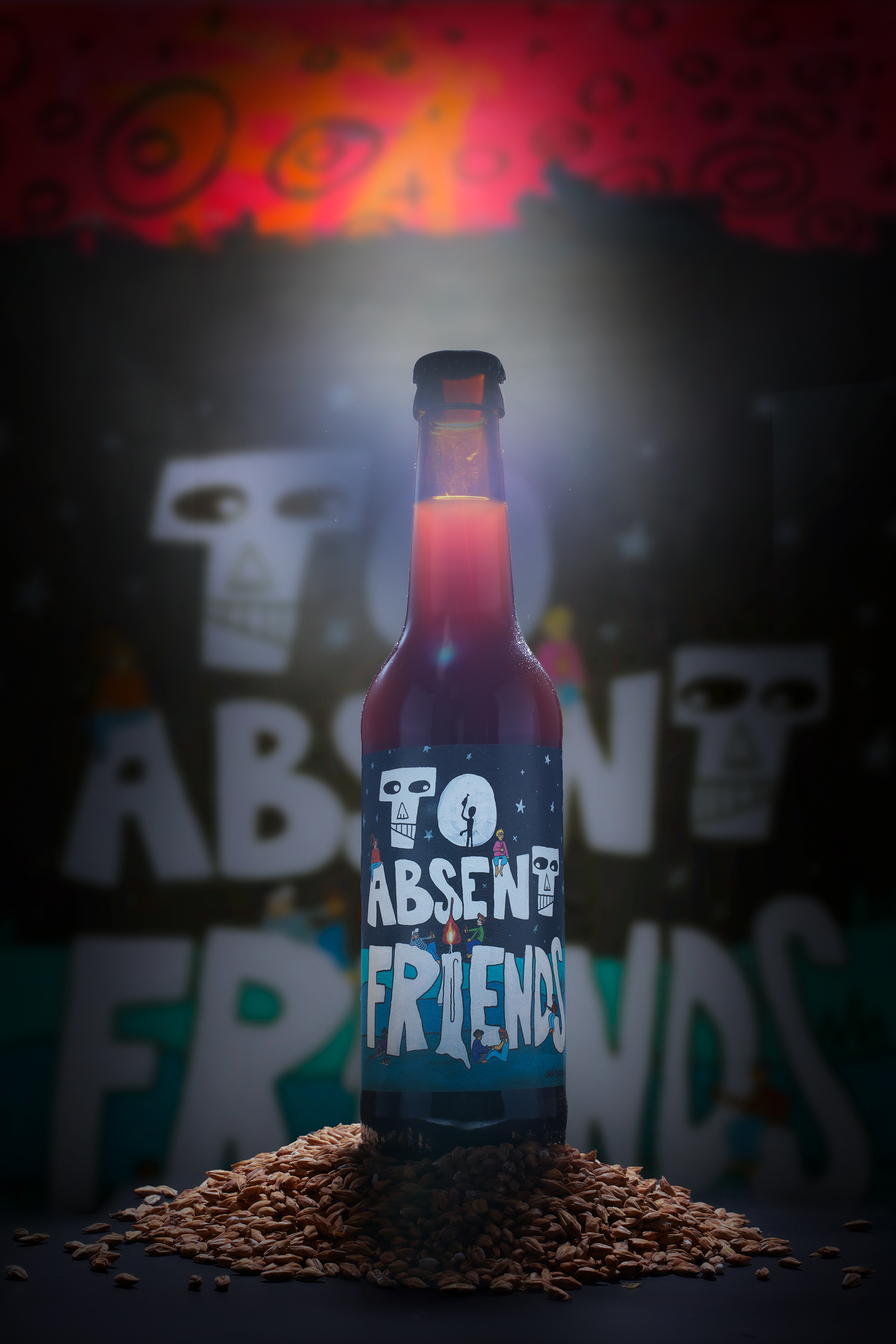 "To Absent Friends" - das Bier von Künstler Jan Plewka