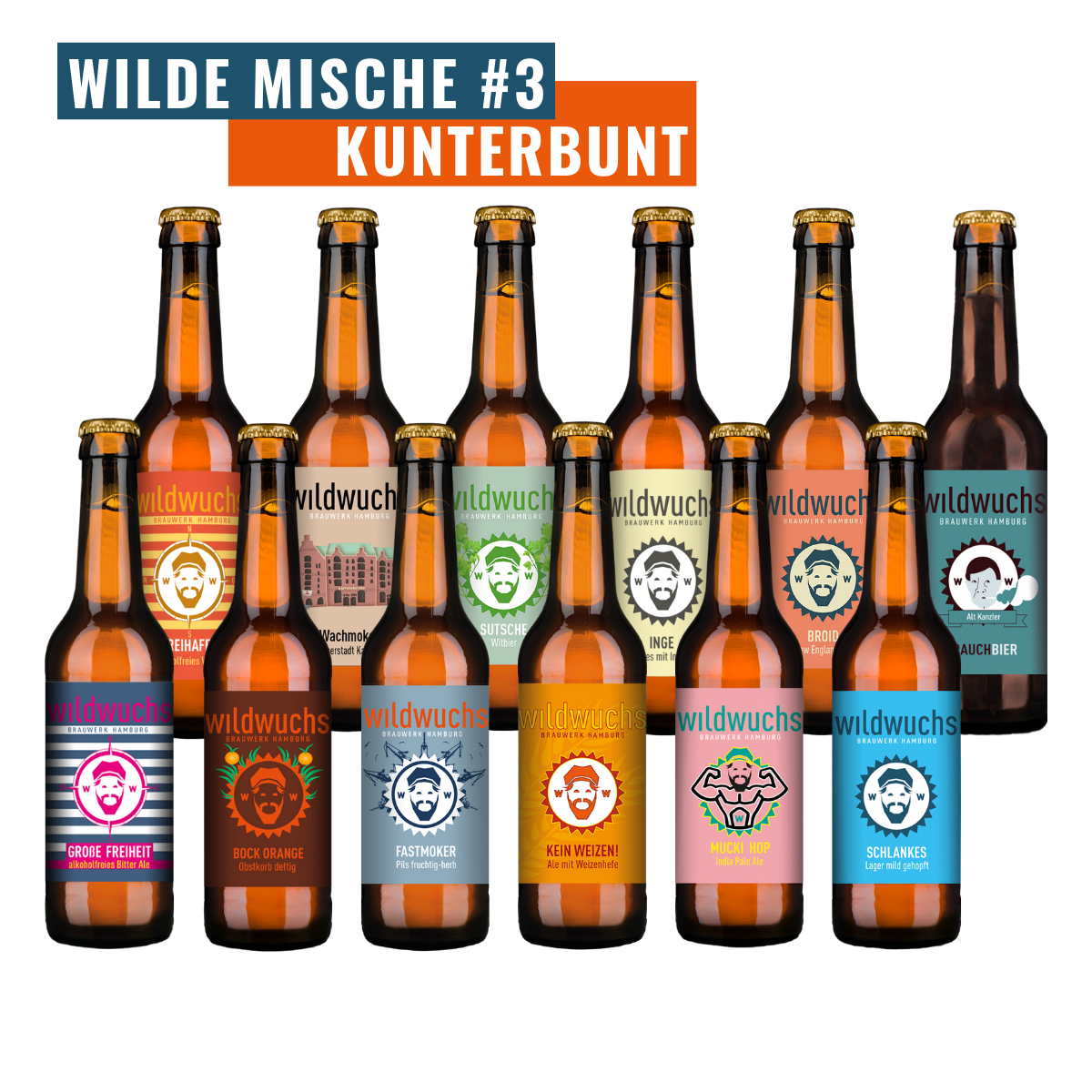 Wilde Mische #3 - Kunterbunt (24x 0,33l)